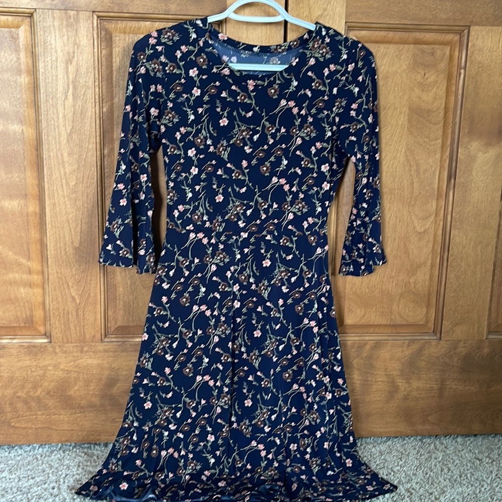 Floral Fitted Dress - Small